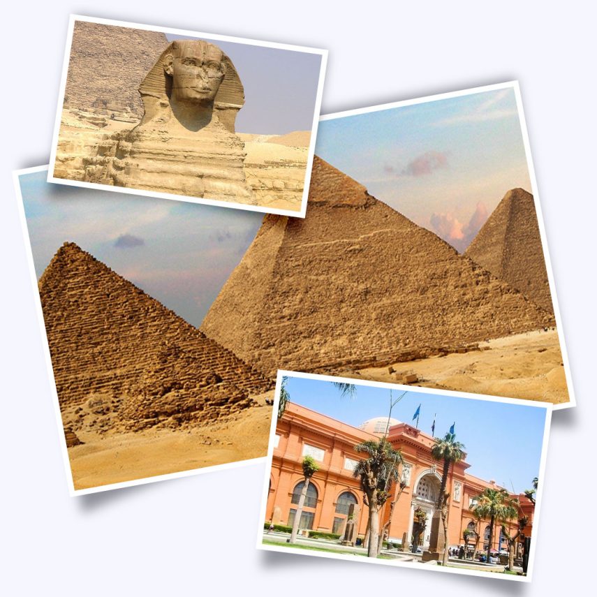 Каир и Пирамиды на автобусе
