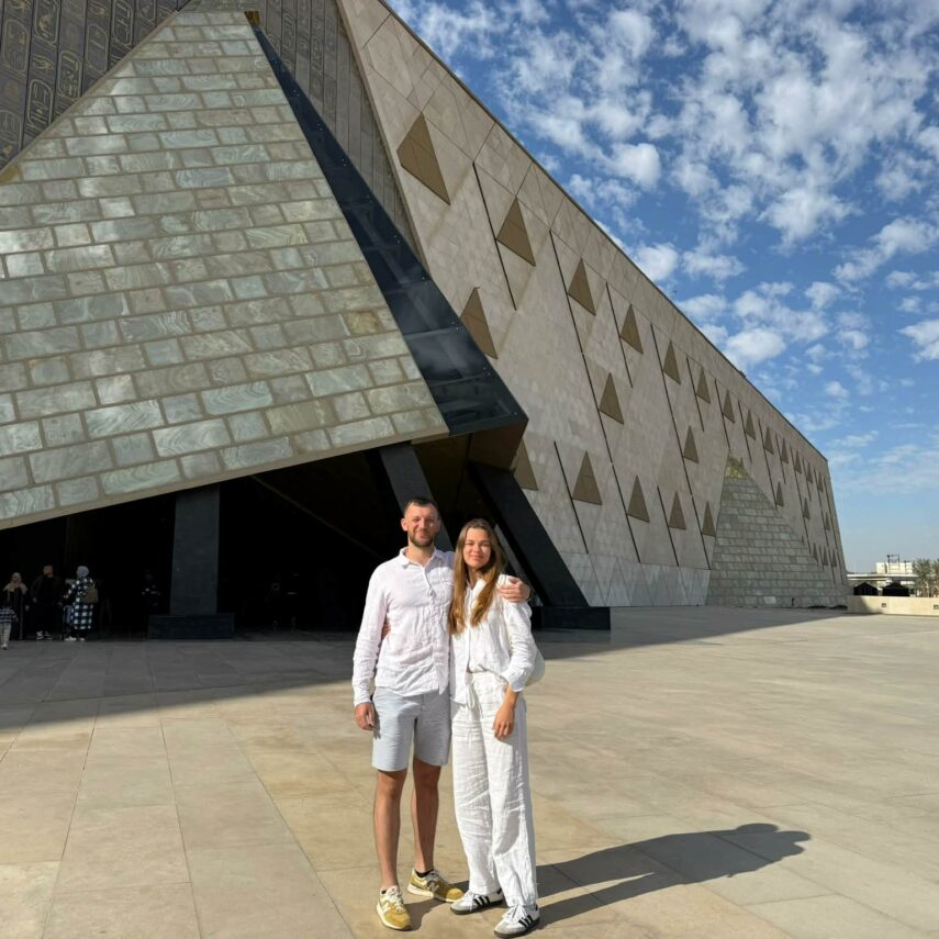 Cairo, Giza Pyramids & Grand Egyptian Museum Tour from Sharm El Sheikh